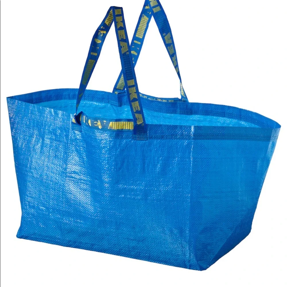 FRAKTA blue ikea bag 19 gallons NWT